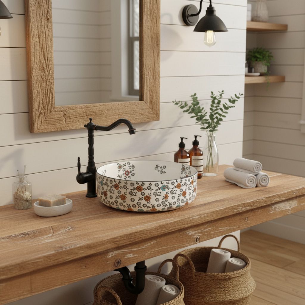 Lavoar Pe Blat Rea Stefania Fiori 4