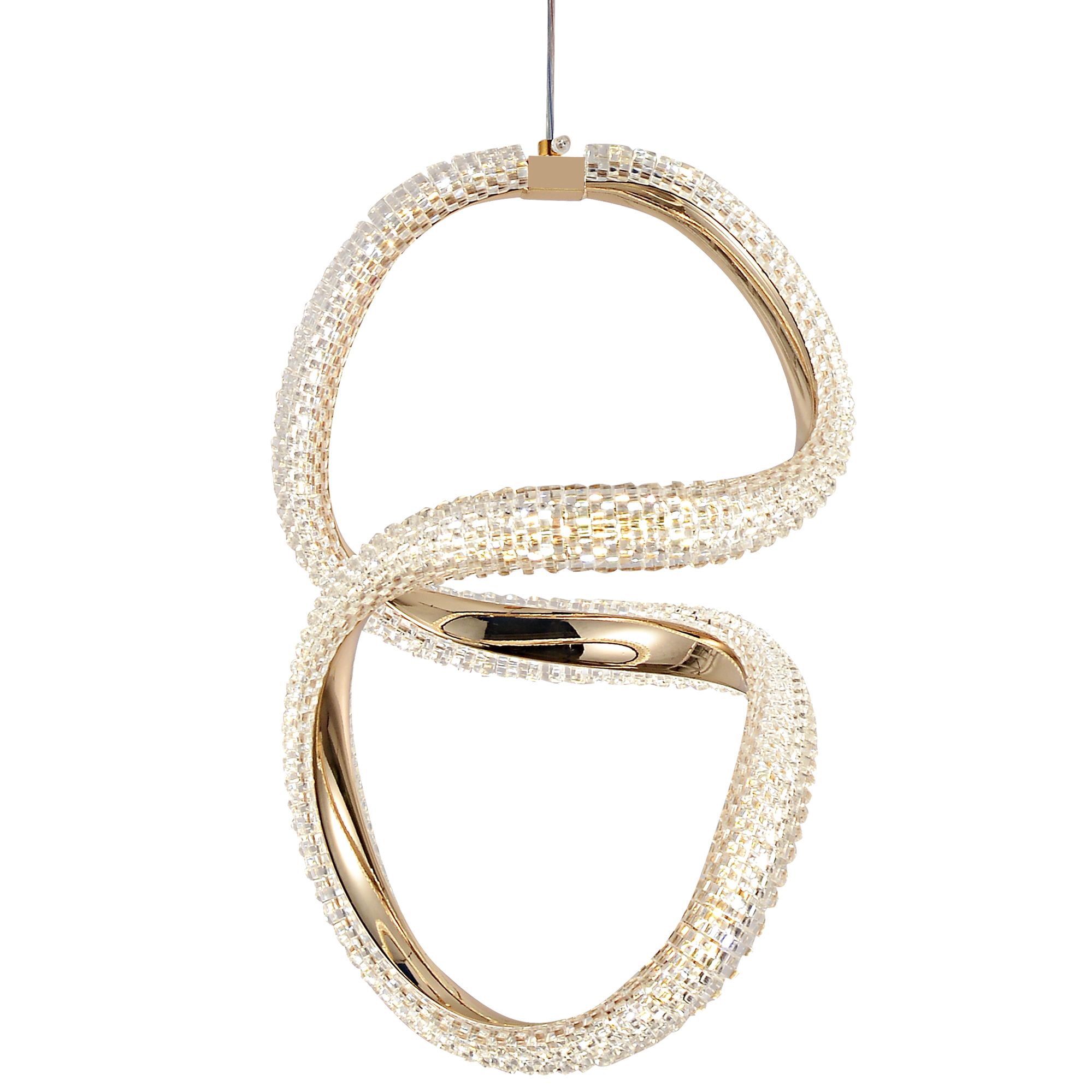 Lampa Suspendata Led G077-3cpr Gold 6