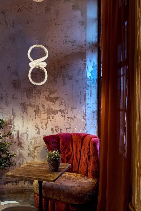 Lampa Suspendata Led G070-cp Gold 2