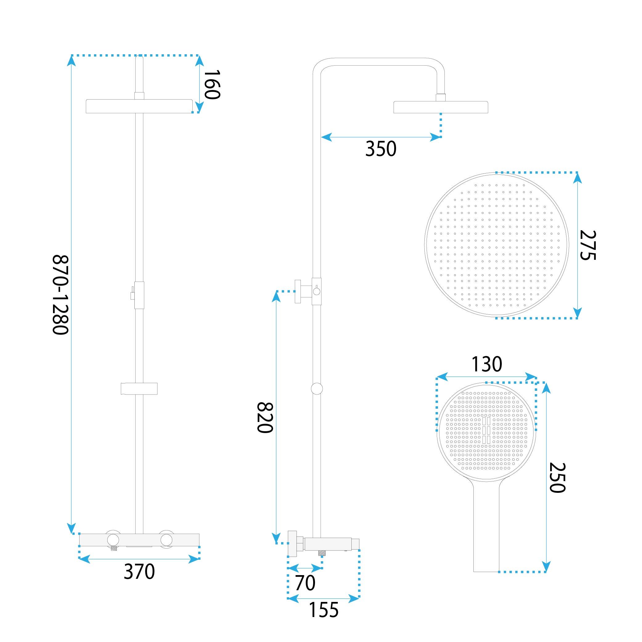 Set Dus Rea Creo White 9