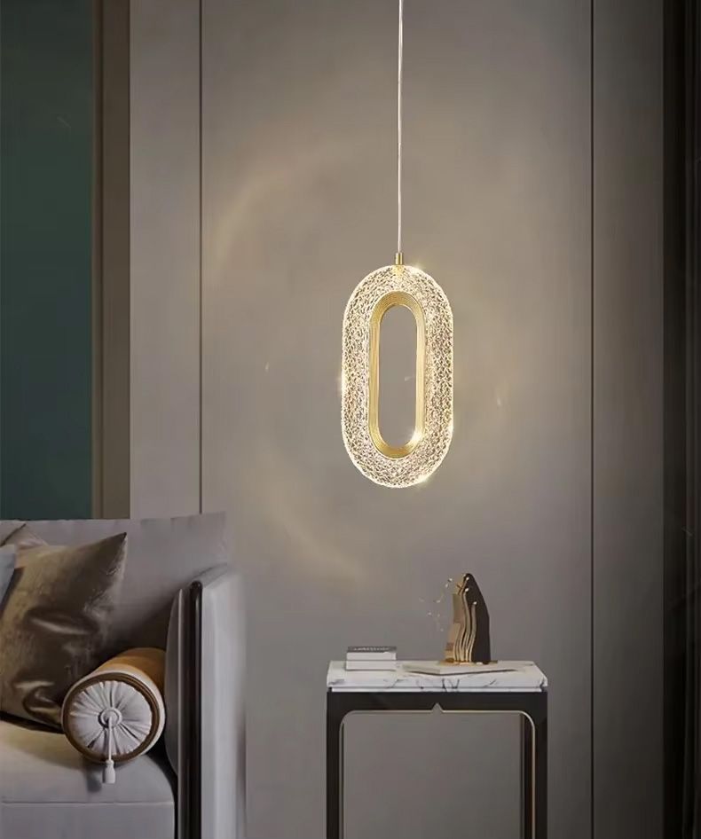 Lustra Cu Cristale Suspendata G113-1cp Gold 6