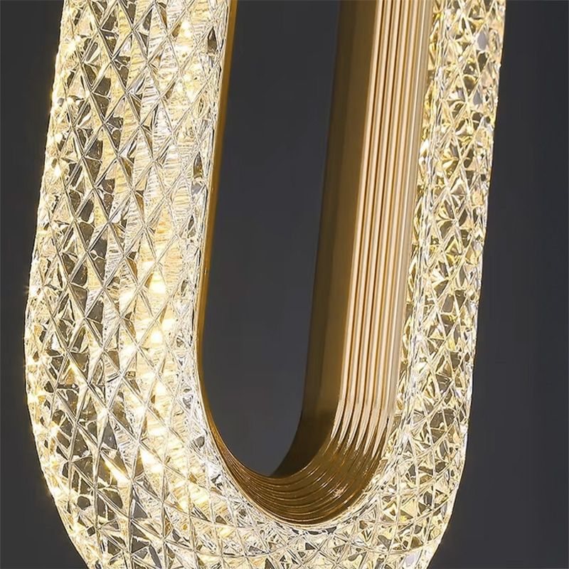 Lustra Cu Cristale Suspendata G113-1cp Gold 3